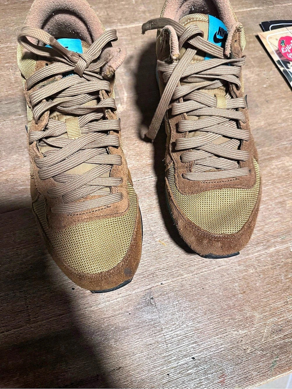Nike Air Vortex 'Desert Ochre' Brown & Purple Sneakers